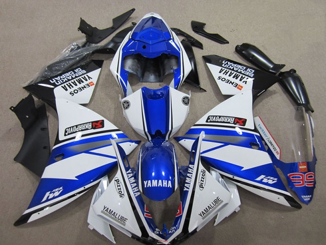 Carénage Yamaha R1 2012-2014 - Bleu Blanc Carénage Yamaha R1 2012-2014 - Bleu Blanc