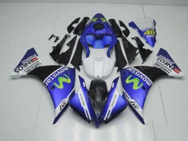 Carénage Yamaha R1 2012-2014 - Bleu Blanc Noir
