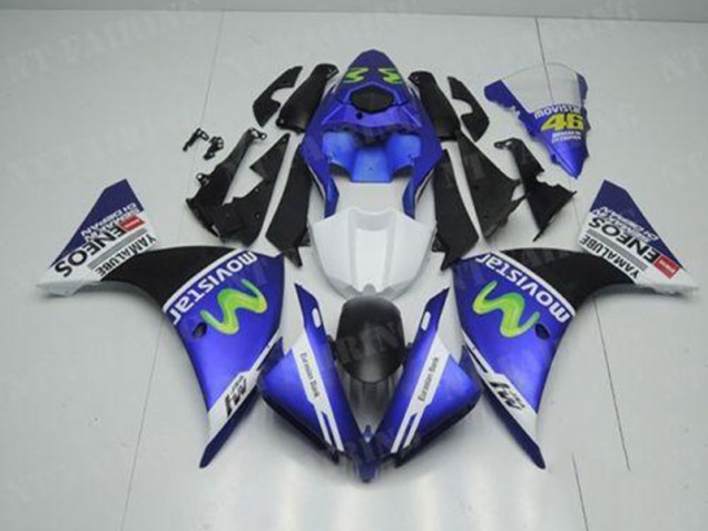 Carénage Yamaha R1 2012-2014 - Bleu Blanc Noir Carénage Yamaha R1 2012-2014 - Bleu Blanc Noir