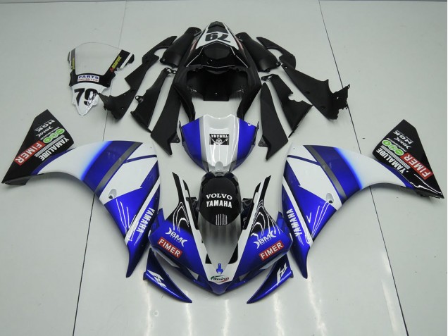Carénage Yamaha R1 2012-2014 - Bleu Noir Sterilgarda Carénage Yamaha R1 2012-2014 - Bleu Noir Sterilgarda
