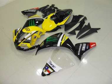 Carénage Yamaha R1 2012-2014 - Jaune Monster