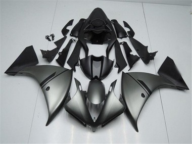 Carénage Yamaha R1 2012-2014 - Matte Gris Noir