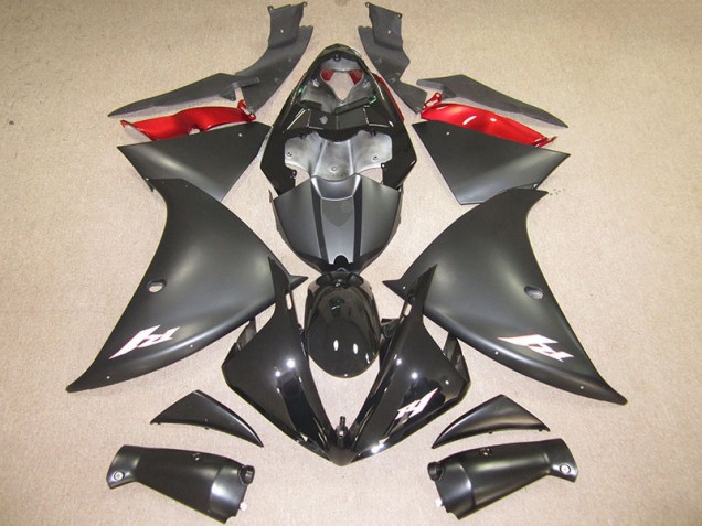 Carénage Yamaha R1 2012-2014 - Noir Blanc Décalque Carénage Yamaha R1 2012-2014 - Noir Blanc Décalque