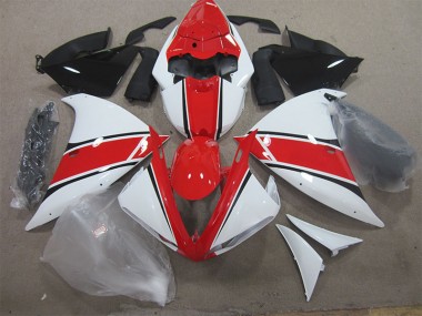 Carénage Yamaha R1 2012-2014 - Rouge Blanc