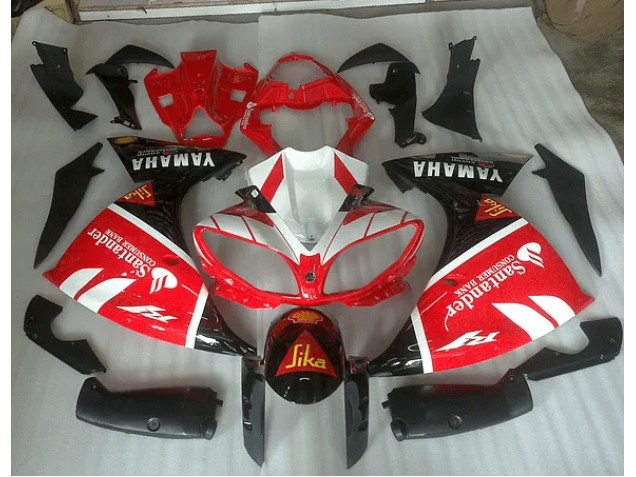 Carénage Yamaha R1 2012-2014 - Rouge Blanc et Noir Graphique Carénage Yamaha R1 2012-2014 - Rouge Blanc et Noir Graphique