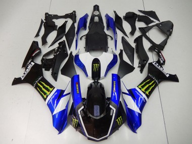 Carénage Yamaha R1 2015-2019 - Bleu Noir Monster