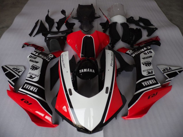 Carénage Yamaha R1 2015-2019 - Rouge Blanc Noir Carénage Yamaha R1 2015-2019 - Rouge Blanc Noir