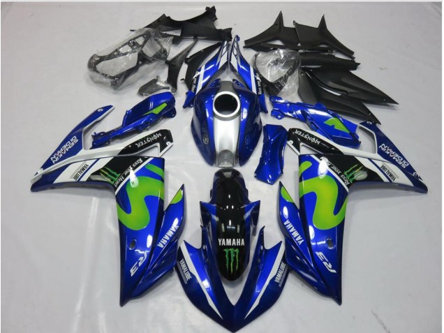 Carénage Yamaha R3 2015-2022 - Movistar Carénage Yamaha R3 2015-2022 - Movistar