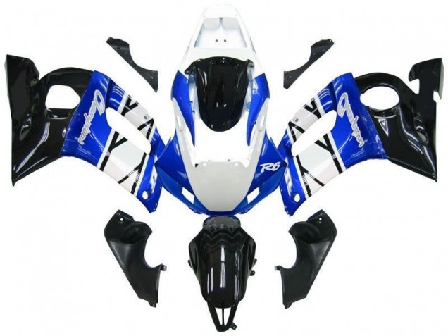 Carénage Yamaha R6 1998-2002 - Bleu Noir Champions Carénage Yamaha R6 1998-2002 - Bleu Noir Champions