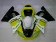 Carénage Yamaha R6 1998-2002 - Jaune Blanc Carénage Yamaha R6 1998-2002 - Jaune Blanc