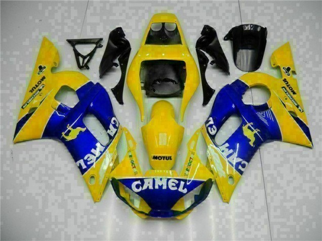 Carénage Yamaha R6 1998-2002 - Jaune Bleu Carénage Yamaha R6 1998-2002 - Jaune Bleu