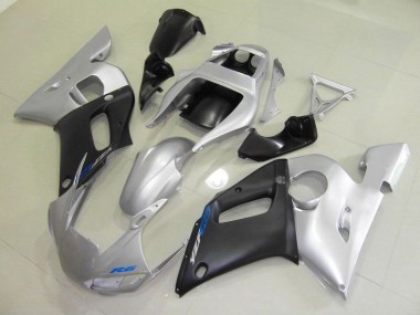 Carénage Yamaha R6 1998-2002 - Noir Argent