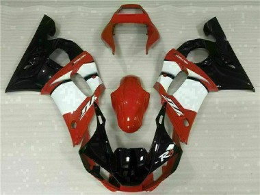 Carénage Yamaha R6 1998-2002 - Rouge Blanc
