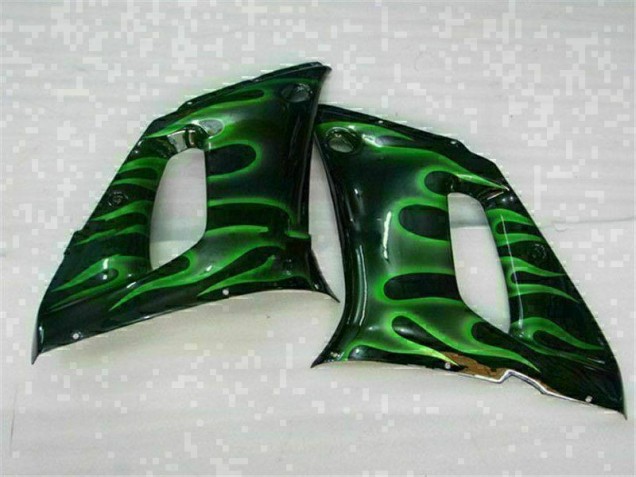 Carénage Yamaha R6 1998-2002 - Vert Noir Carénage Yamaha R6 1998-2002 - Vert Noir