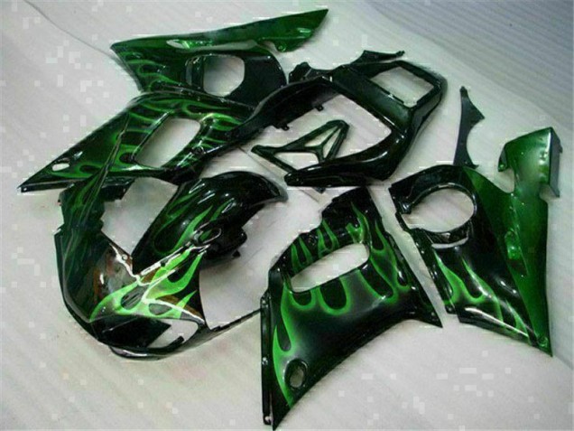 Carénage Yamaha R6 1998-2002 - Vert Noir Carénage Yamaha R6 1998-2002 - Vert Noir