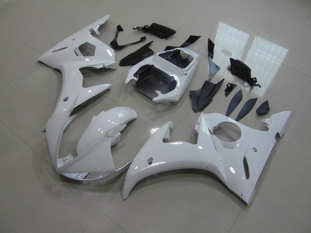 Carénage Yamaha R6 2003-2005 - Blanc No Décalque Carénage Yamaha R6 2003-2005 - Blanc No Décalque
