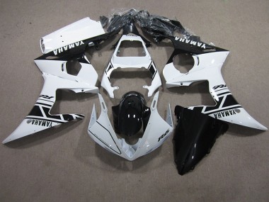 Carénage Yamaha R6 2003-2005 - Blanc Noir