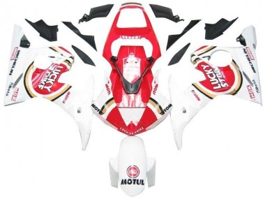 Carénage Yamaha R6 2003-2005 - Blanc Rouge Lucky Strike