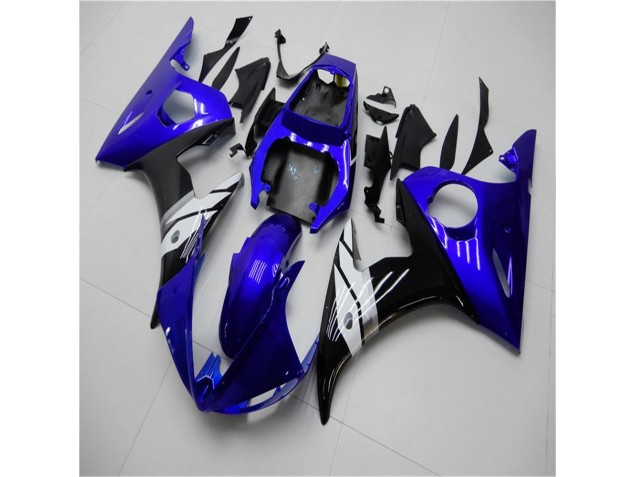 Carénage Yamaha R6 2003-2005 - Bleu Blanc Noir Carénage Yamaha R6 2003-2005 - Bleu Blanc Noir