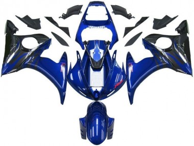 Carénage Yamaha R6 2003-2005 - Bleu Noir