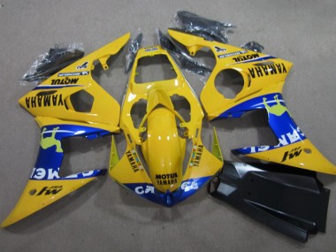 Carénage Yamaha R6 2003-2005 - Jaune Motul