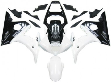 Carénage Yamaha R6 2003-2005 - Noir Blanc