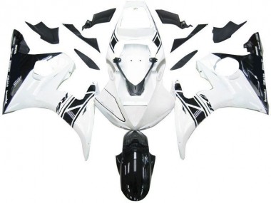 Carénage Yamaha R6 2003-2005 - Noir Blanc Tribal