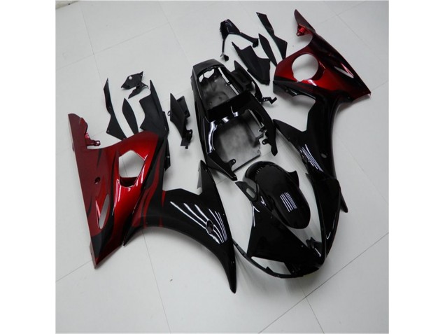 Carénage Yamaha R6 2003-2005 - Noir Rouge Carénage Yamaha R6 2003-2005 - Noir Rouge