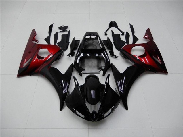 Carénage Yamaha R6 2003-2005 - Noir Rouge Carénage Yamaha R6 2003-2005 - Noir Rouge