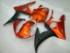 Carénage Yamaha R6 2003-2005 - Orange Noir Carénage Yamaha R6 2003-2005 - Orange Noir
