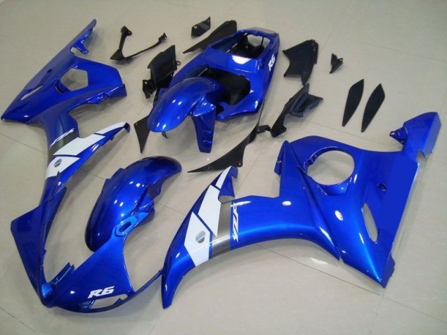 Carénage Yamaha R6 2003-2005 - Style OEM Bleu Carénage Yamaha R6 2003-2005 - Style OEM Bleu