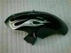 Carénage Yamaha R6 2006-2007 - Argent Flamme Noir Carénage Yamaha R6 2006-2007 - Argent Flamme Noir