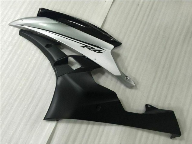 Carénage Yamaha R6 2006-2007 - Argent Noir Carénage Yamaha R6 2006-2007 - Argent Noir