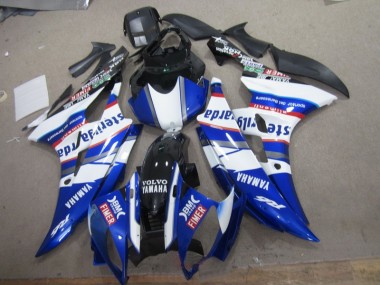 Carénage Yamaha R6 2006-2007 - Blanc Bleu Sterilgarda Volvo