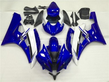 Carénage Yamaha R6 2006-2007 - Bleu Blanc