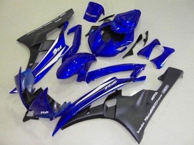 Carénage Yamaha R6 2006-2007 - Bleu Noir