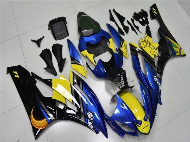 Carénage Yamaha R6 2006-2007 - Bleu Requin Carénage Yamaha R6 2006-2007 - Bleu Requin