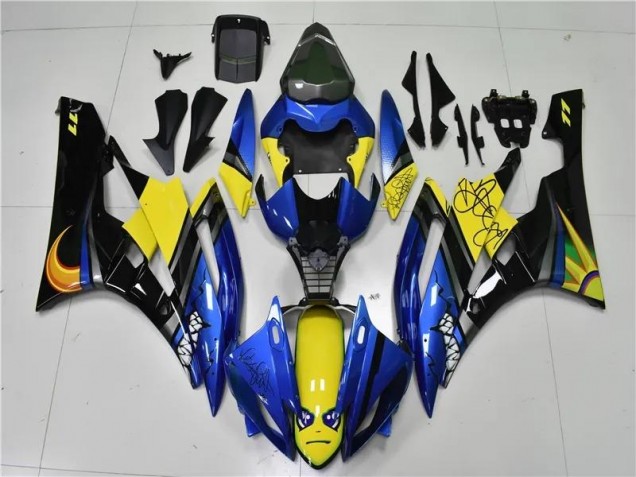 Carénage Yamaha R6 2006-2007 - Bleu Requin Carénage Yamaha R6 2006-2007 - Bleu Requin