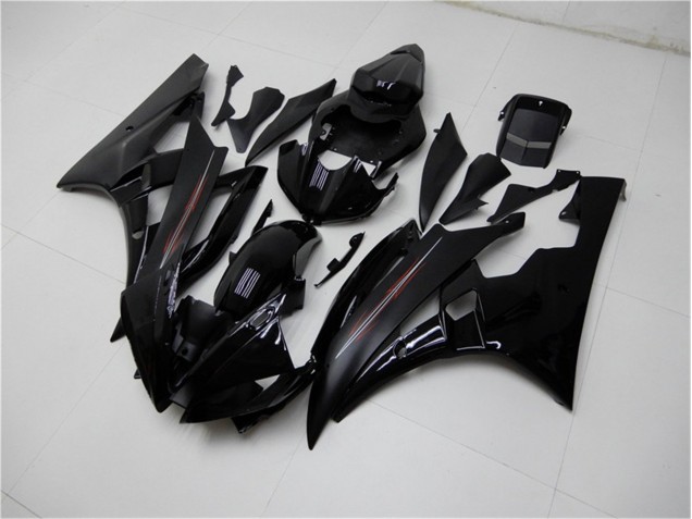 Carénage Yamaha R6 2006-2007 - Brillant Noir Mat Carénage Yamaha R6 2006-2007 - Brillant Noir Mat