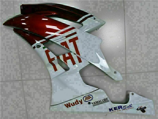 Carénage Yamaha R6 2006-2007 - Brun Blanc Carénage Yamaha R6 2006-2007 - Brun Blanc