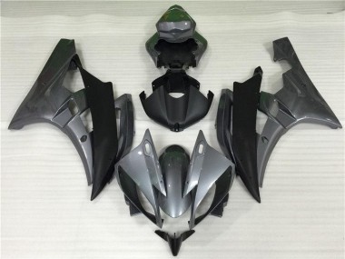 Carénage Yamaha R6 2006-2007 - Gris Noir