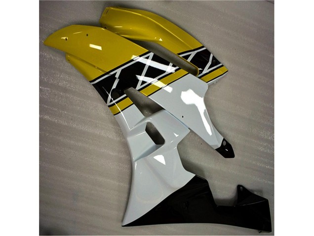 Carénage Yamaha R6 2006-2007 - Jaune Blanc Noir Carénage Yamaha R6 2006-2007 - Jaune Blanc Noir