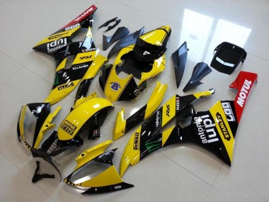 Carénage Yamaha R6 2006-2007 - Jaune Monster Lupi