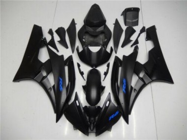 Carénage Yamaha R6 2006-2007 - Noir Bleu