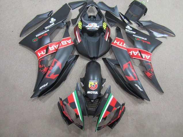 Carénage Yamaha R6 2006-2007 - Noir Motul 46 Carénage Yamaha R6 2006-2007 - Noir Motul 46