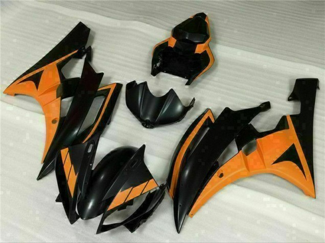 Carénage Yamaha R6 2006-2007 - Noir Orange Carénage Yamaha R6 2006-2007 - Noir Orange
