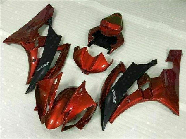 Carénage Yamaha R6 2006-2007 - Rouge Carénage Yamaha R6 2006-2007 - Rouge