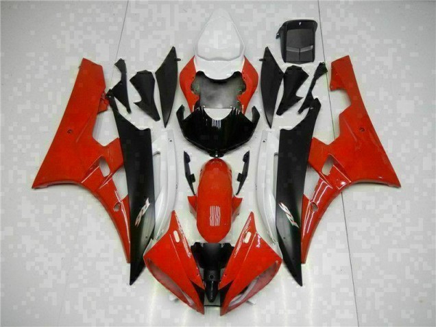 Carénage Yamaha R6 2006-2007 - Rouge Noir Carénage Yamaha R6 2006-2007 - Rouge Noir