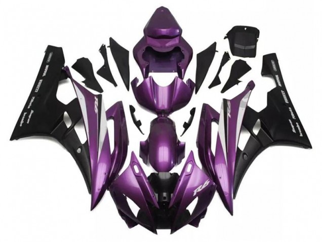 Carénage Yamaha R6 2006-2007 - Violet Noir Carénage Yamaha R6 2006-2007 - Violet Noir