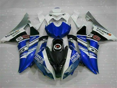 Carénage Yamaha R6 2008-2016 - Blanc Bleu